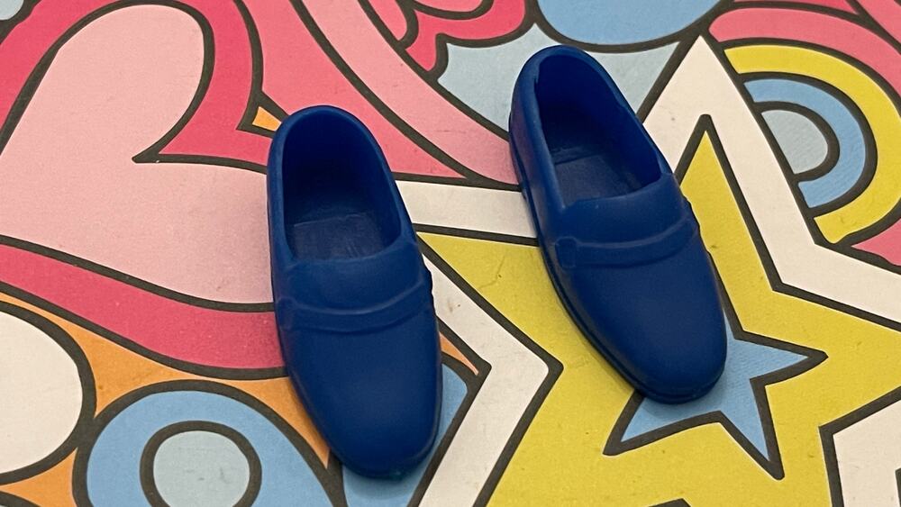 Mattel Vintage Barbie Ken Doll Navy Blue shoes